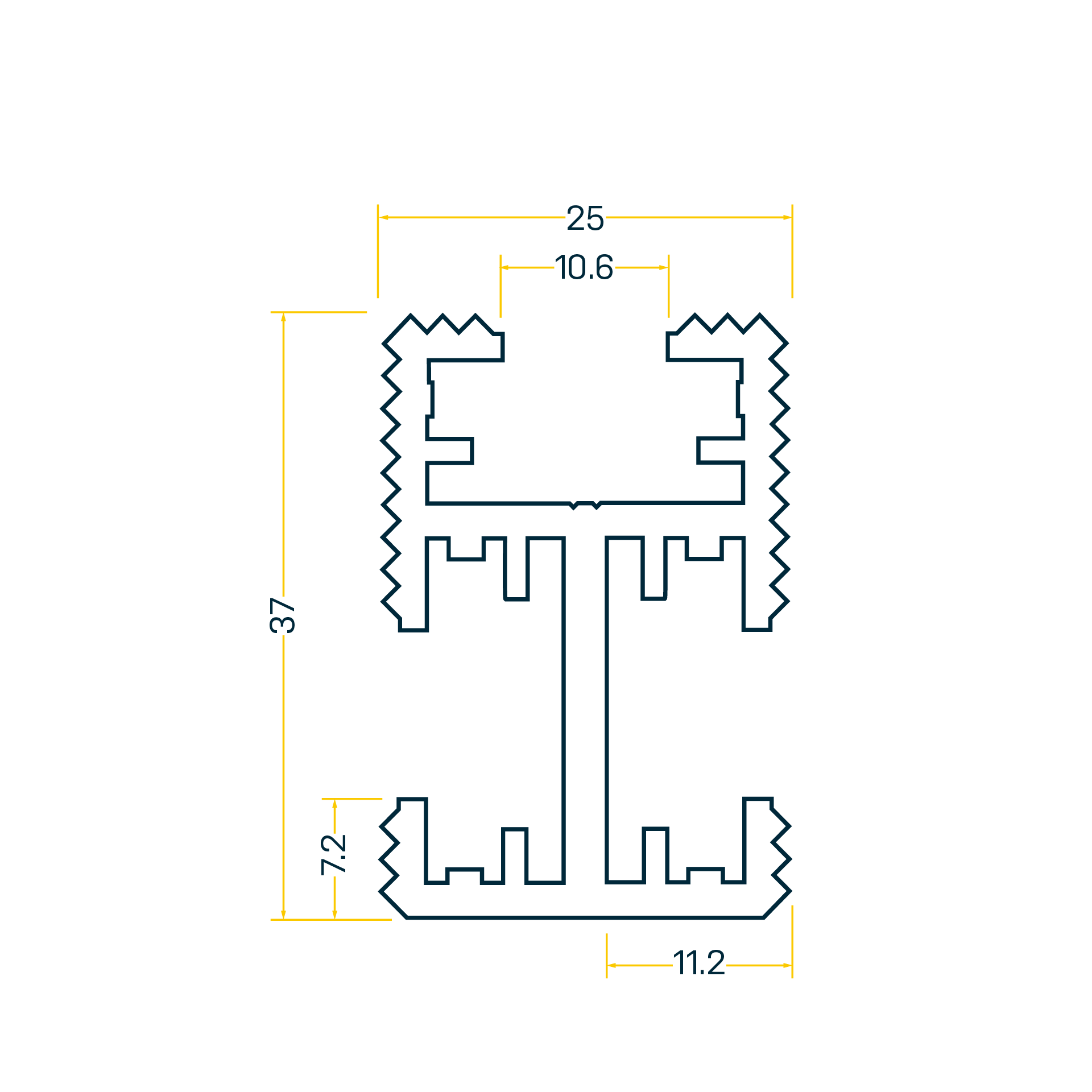 VS 37.0 Connecting rail VS 37.0 Connecting rail