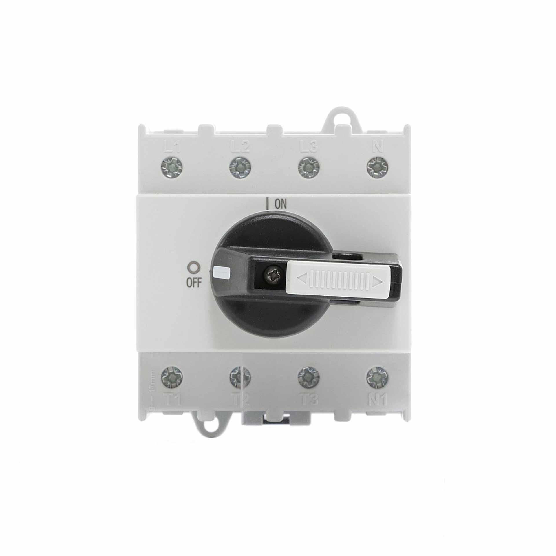 Sezionatore con dispositivo di blocco, 4 poli, 125A, 45 kW Sezionatore con dispositivo di blocco, 4 poli, 125A, 45 kW