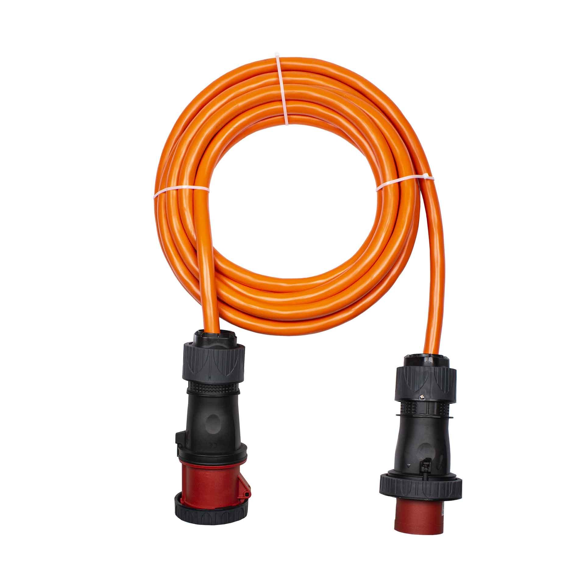 CEE extension cable 125A, 5P, 6h, IP67, 10 metres G-PUR 5x35mm²