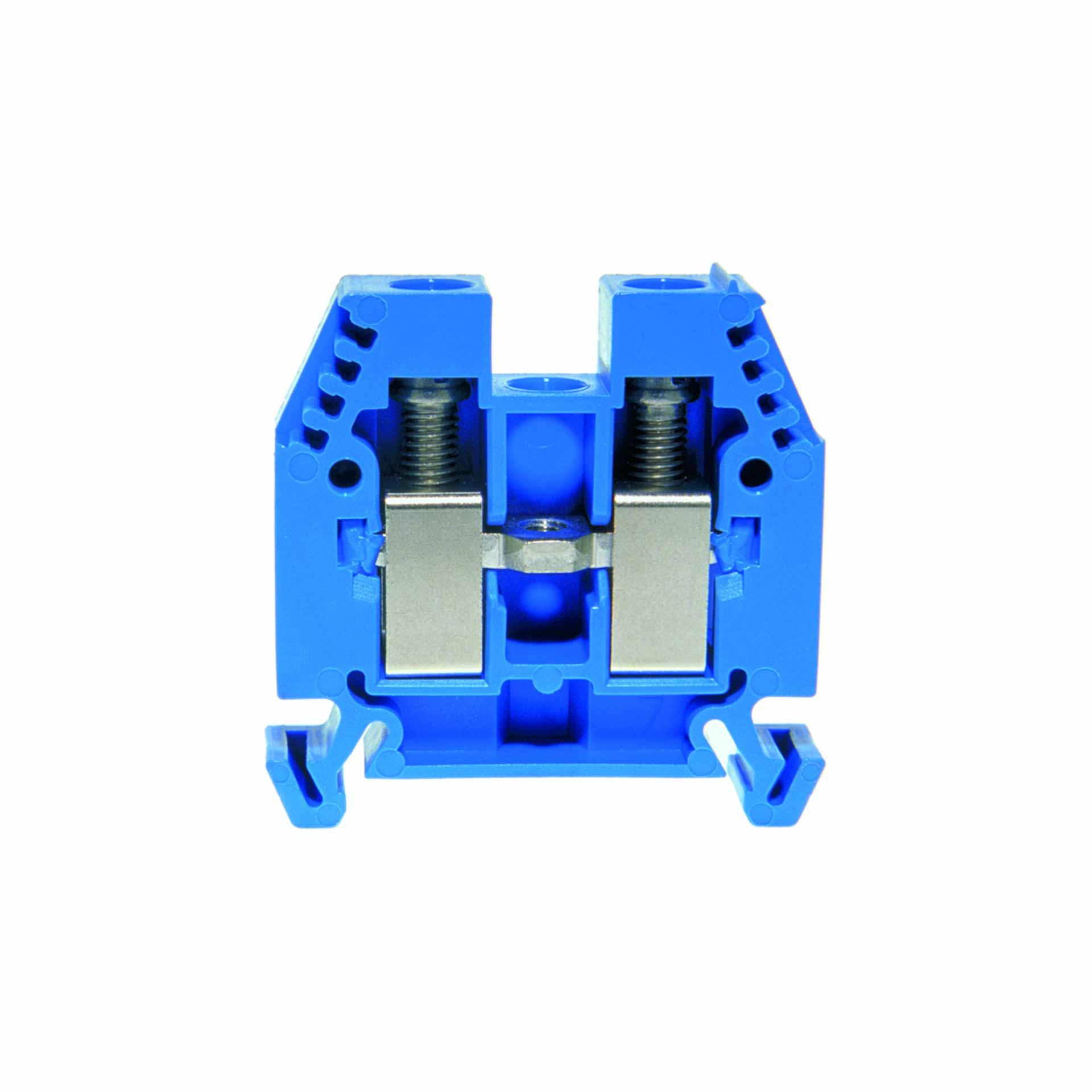 Reihenklemme DIN35 35mm², 2-Leiter, blau