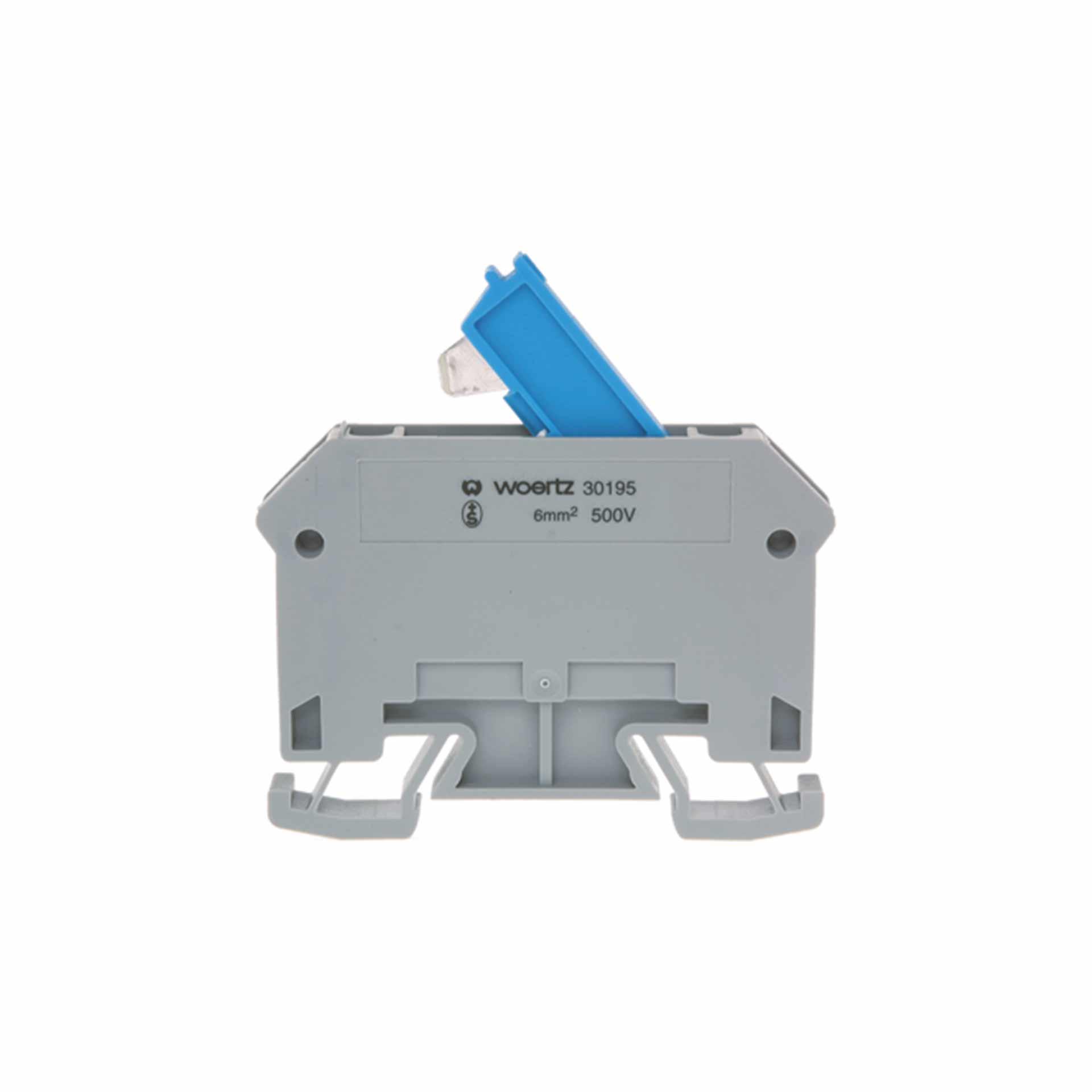 Neutralleitertrenner DIN35 6mm² blau