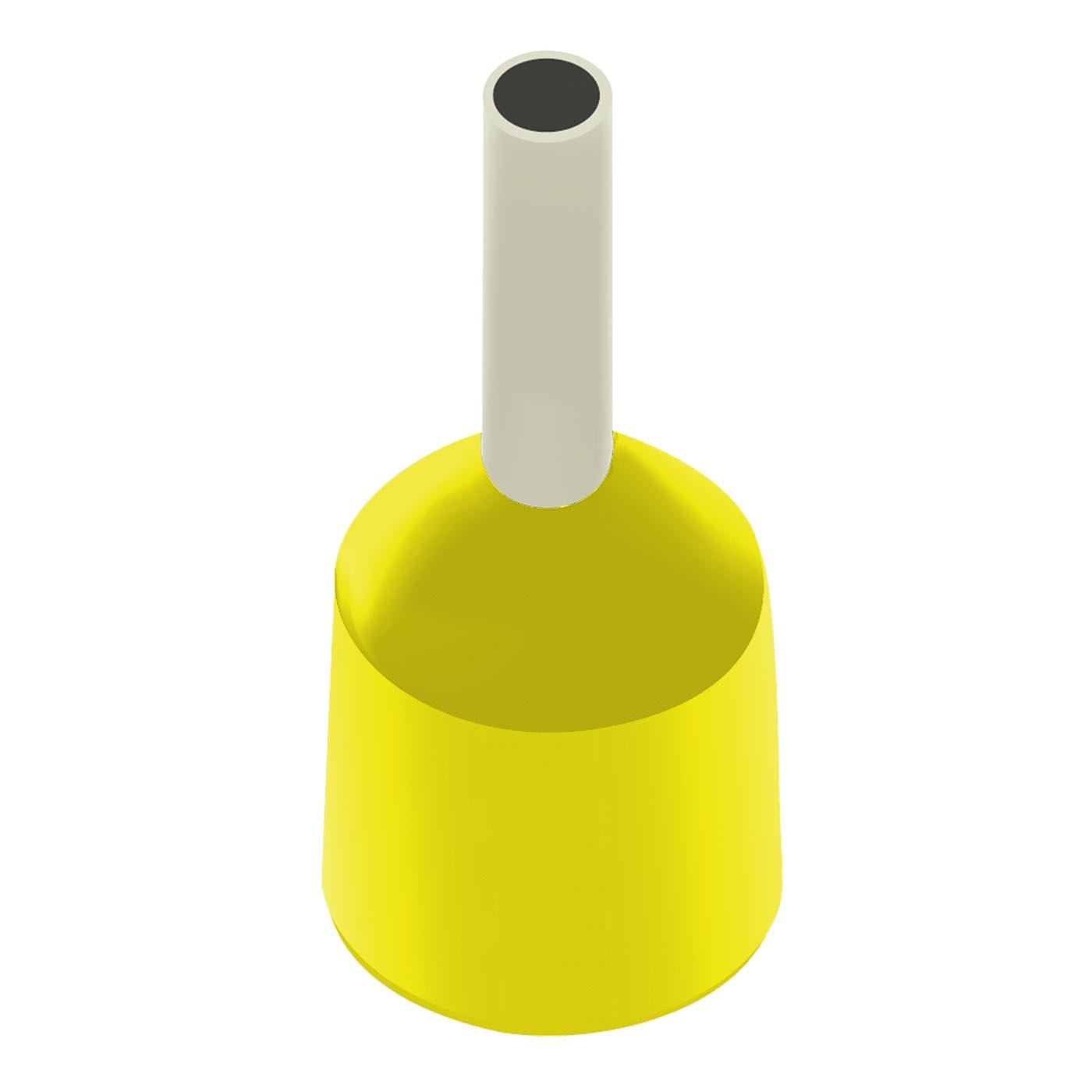 Embouts pour conducteurs protégés (DIN) jaune / 6mm² / 12mm Embouts pour conducteurs protégés (DIN) jaune / 6mm² / 12mm