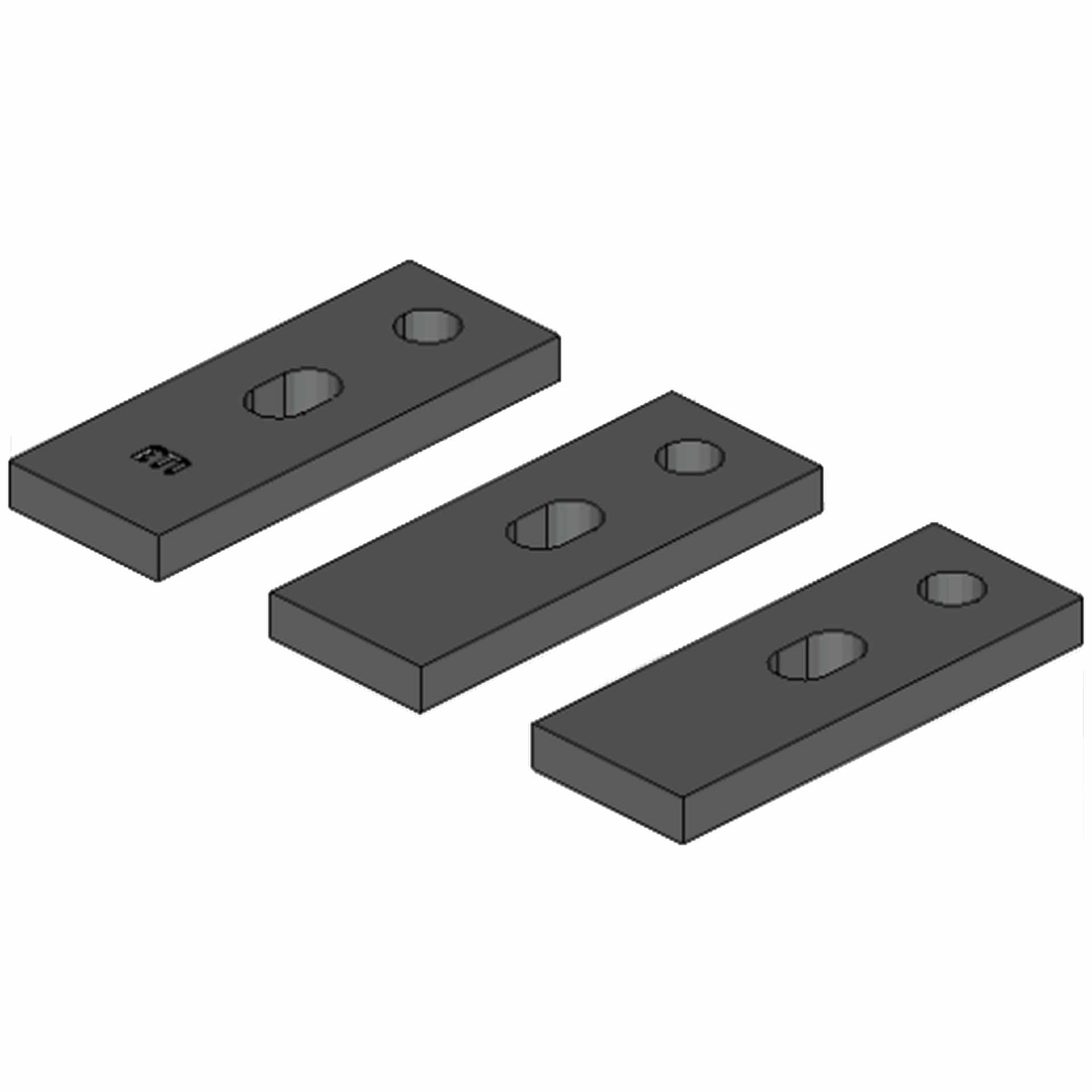 Rallonge de raccordement ZB2S, droit, pour EB2 800, 800A 3P