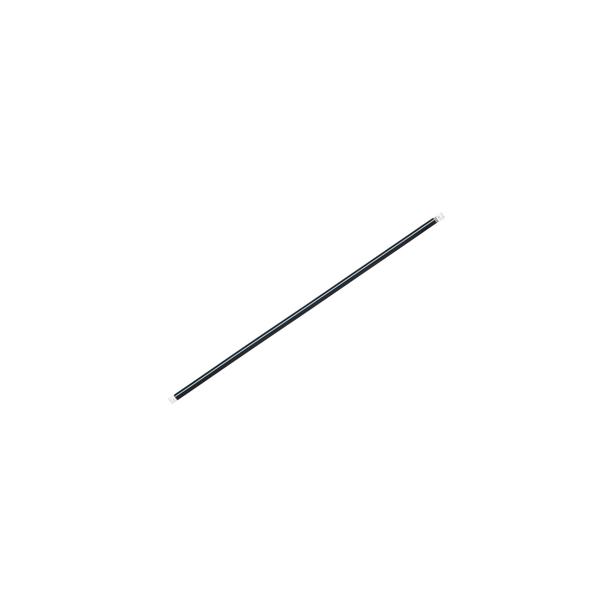 Capocorda isolato in treccia di rame stagnato "L:430mm" 25mm², 125A, M8 e M10, senza alogeni Capocorda isolato in treccia di rame stagnato "L:430mm" 25mm², 125A, M8 e M10, senza alogeni