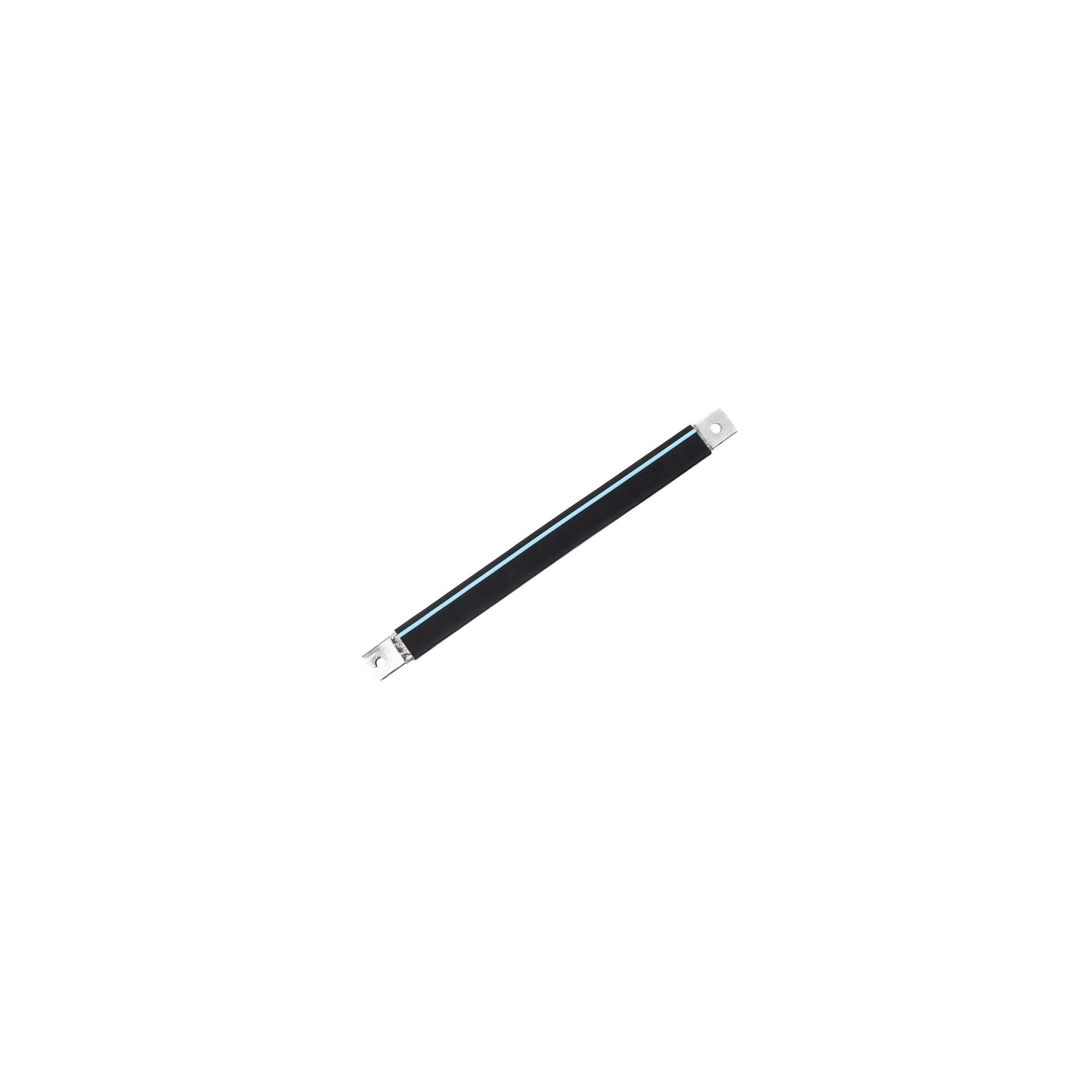 Isolierte Anschlusslasche aus Kupfergeflecht verzinnt "L:330mm" 120mm², 400A, M10 & M10, Halogenfrei