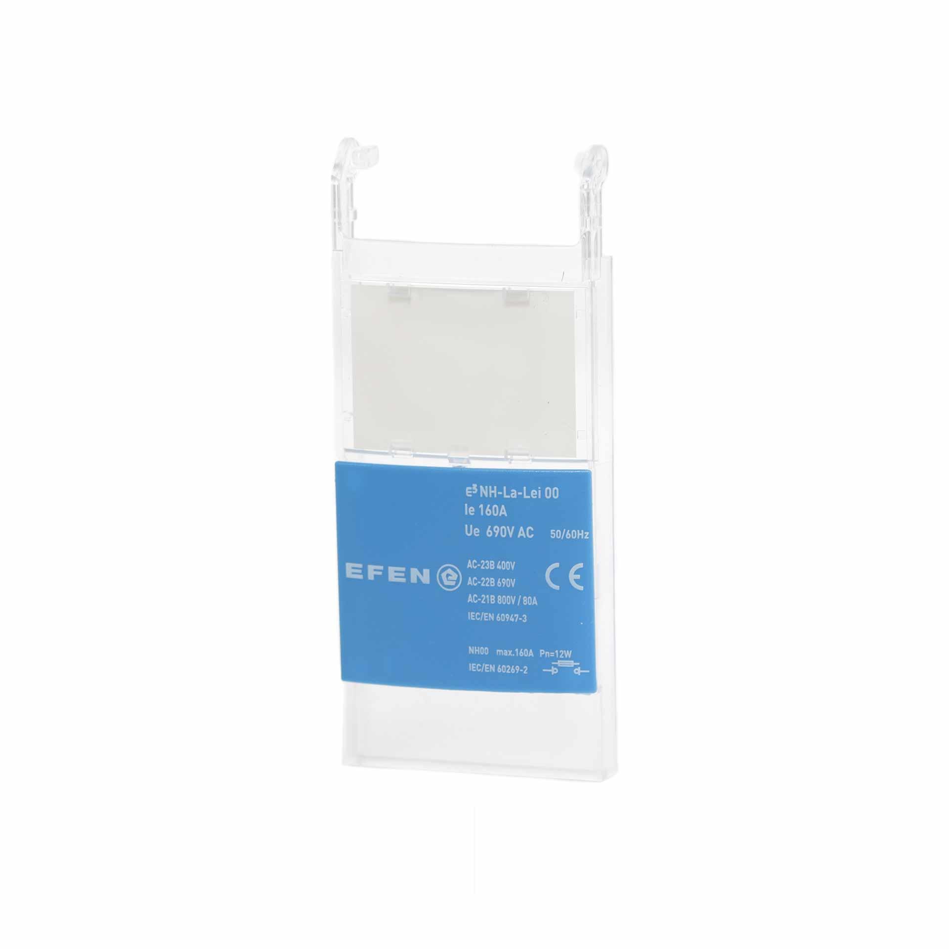 Labelling carrier for size 00/185, can be clipped on at the top or bottom Labelling carrier for size 00/185, can be clipped on at the top or bottom