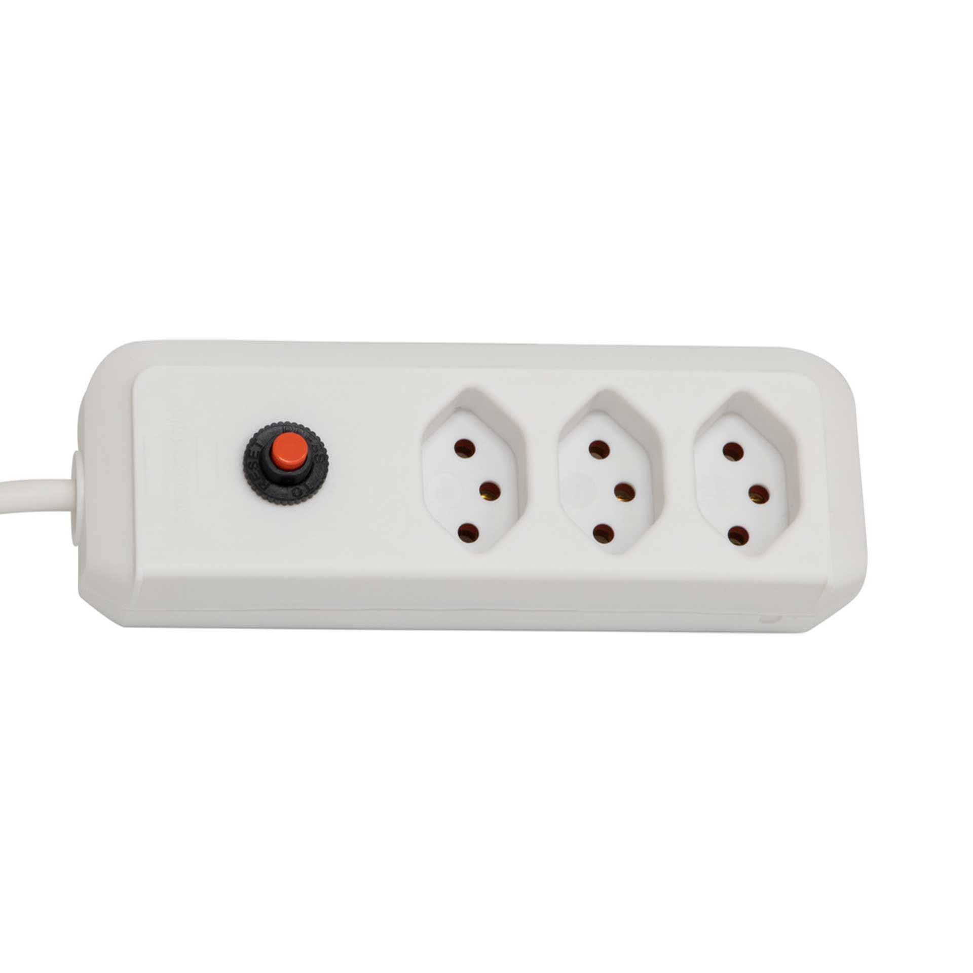 Striscia di prese cleverLINE a 3 vie bianche 1,5 m H05VV-F 3G1.0 Striscia di prese cleverLINE a 3 vie bianche 1,5 m H05VV-F 3G1.0