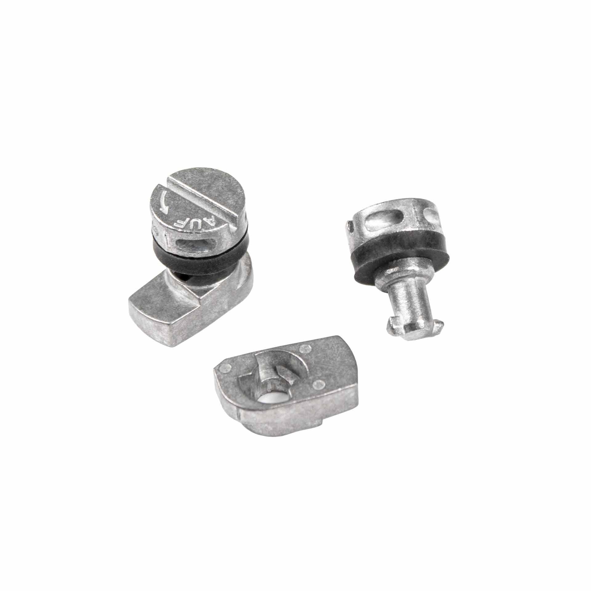 Retaining screw with 1/8 twist lock, sealable Retaining screw with 1/8 twist lock, sealable