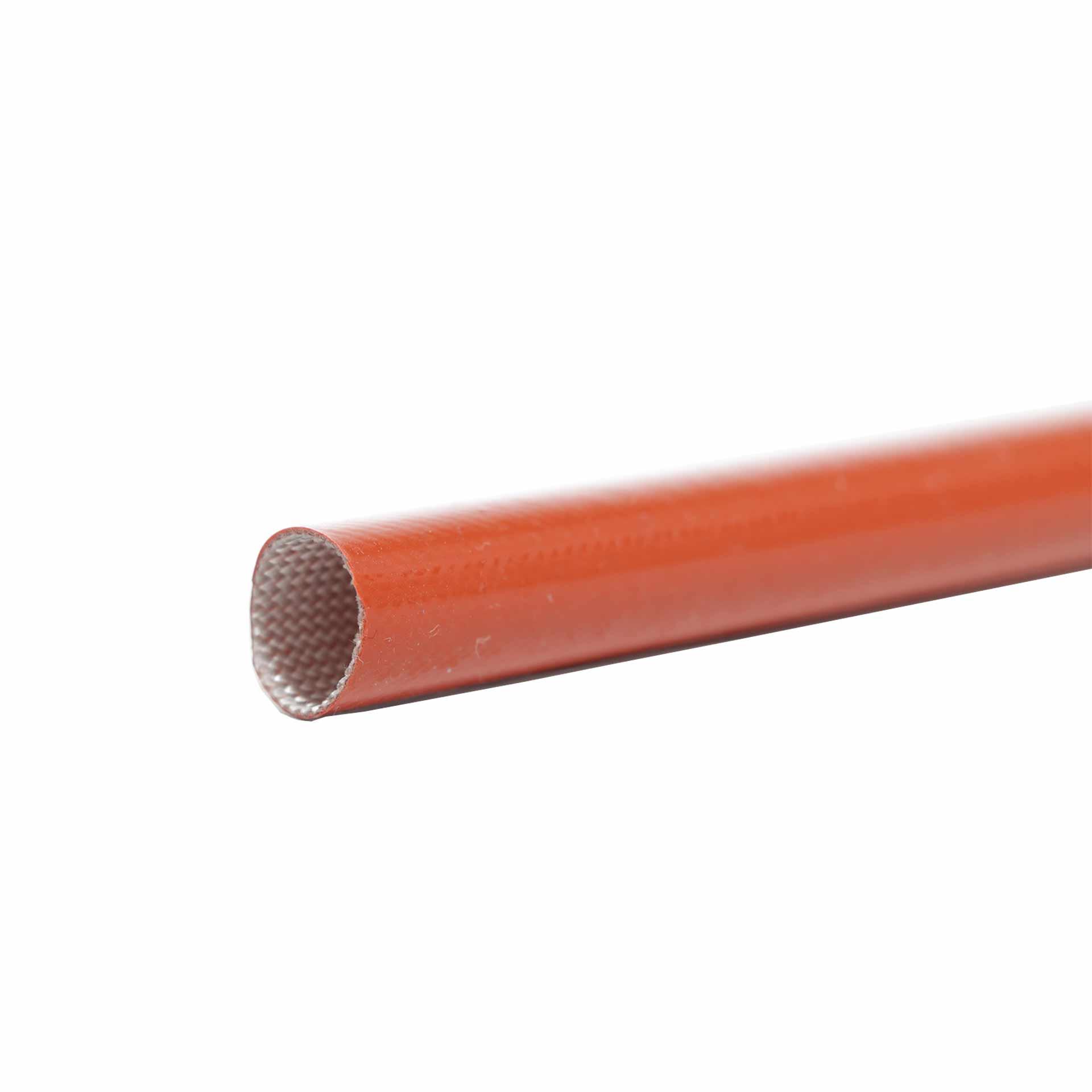 Guaina isolante 2,5kV in treccia con rivestimento in silicone, GSL 12mm, bobina da 100m Guaina isolante 2,5kV in treccia con rivestimento in silicone, GSL 12mm, bobina da 100m