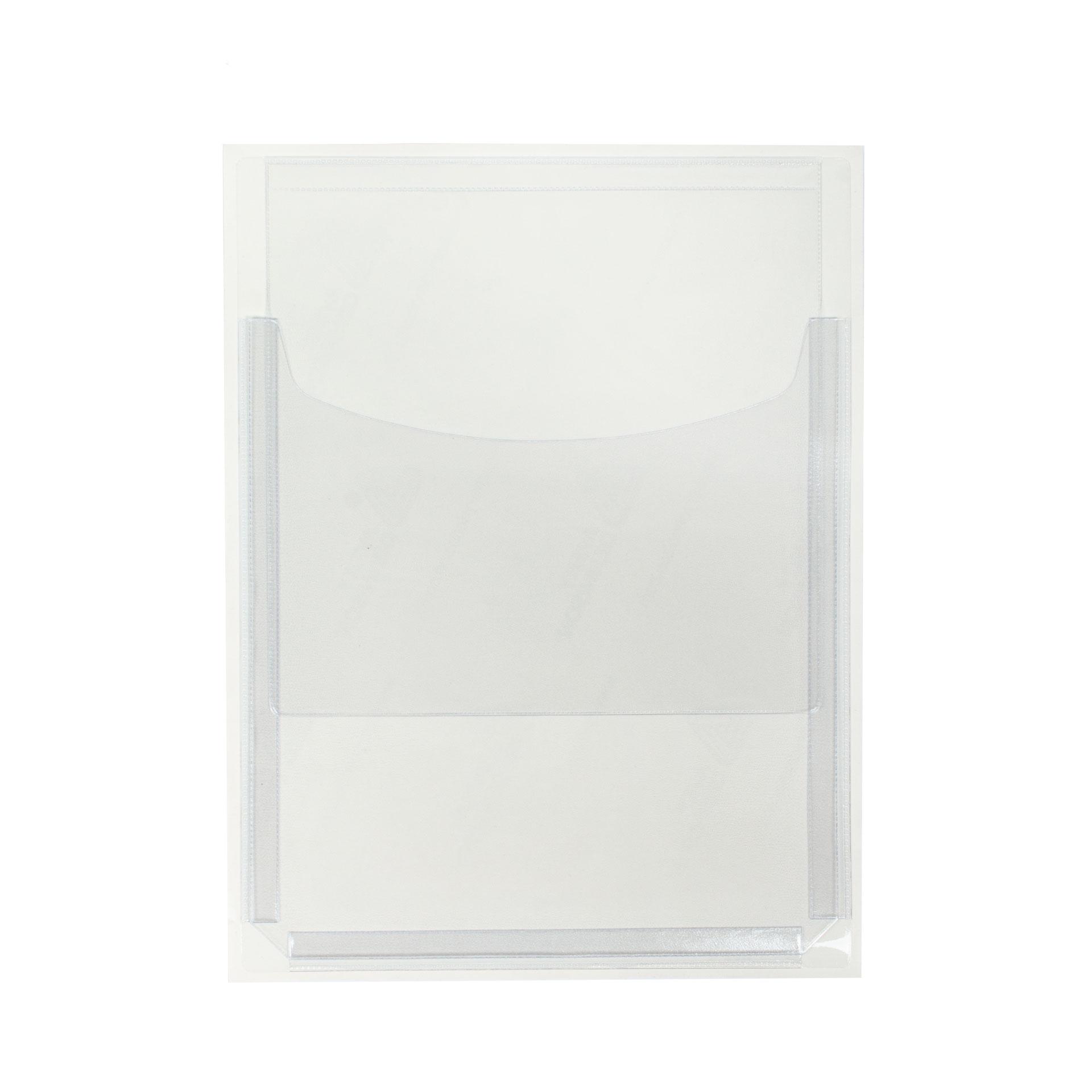 Chemise transparente autocollante A4, ouverture par le haut Chemise transparente autocollante A4, ouverture par le haut