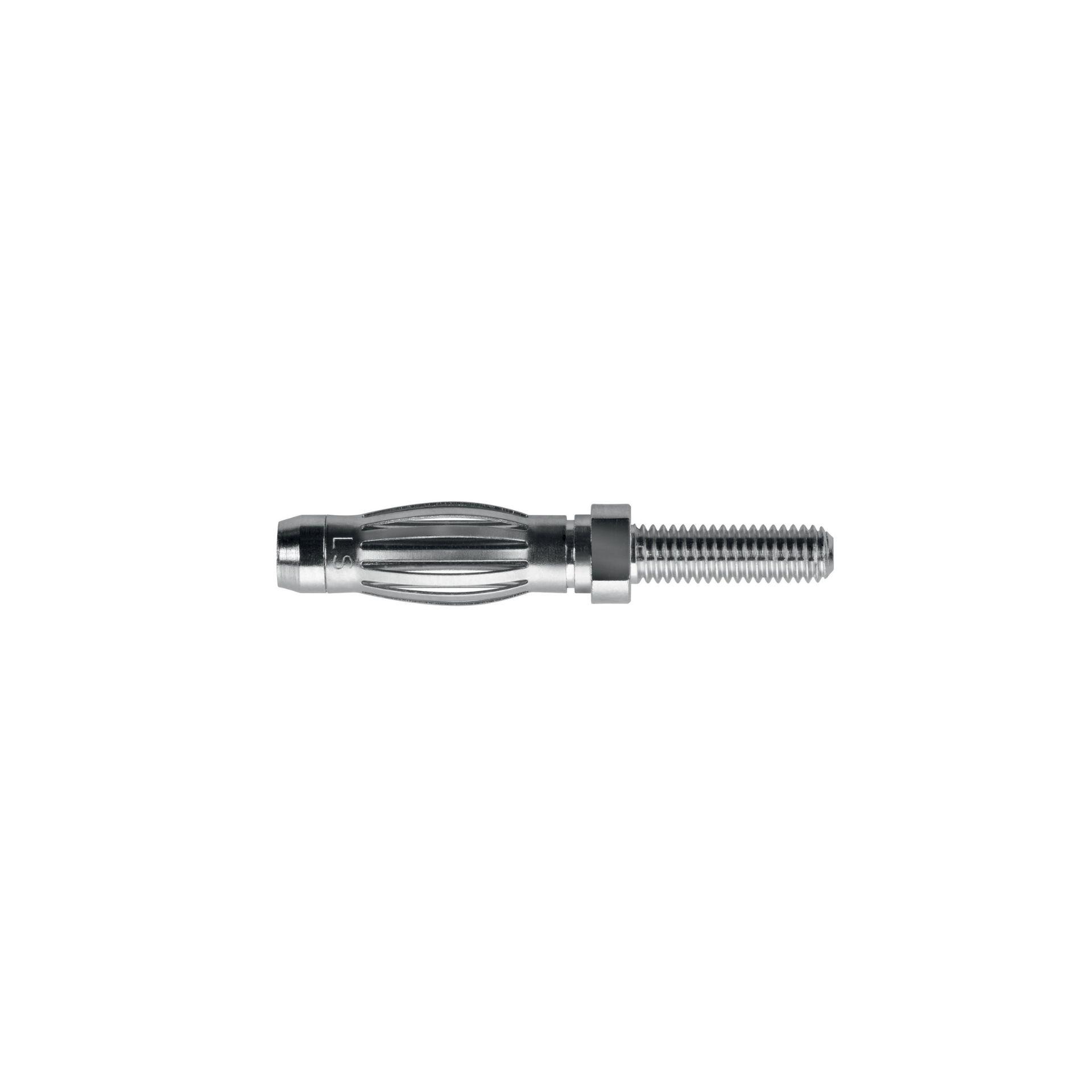 Tappo di montaggio per gabbia a molla ø 4 mm, filettatura M3 x 10 mm Tappo di montaggio per gabbia a molla ø 4 mm, filettatura M3 x 10 mm