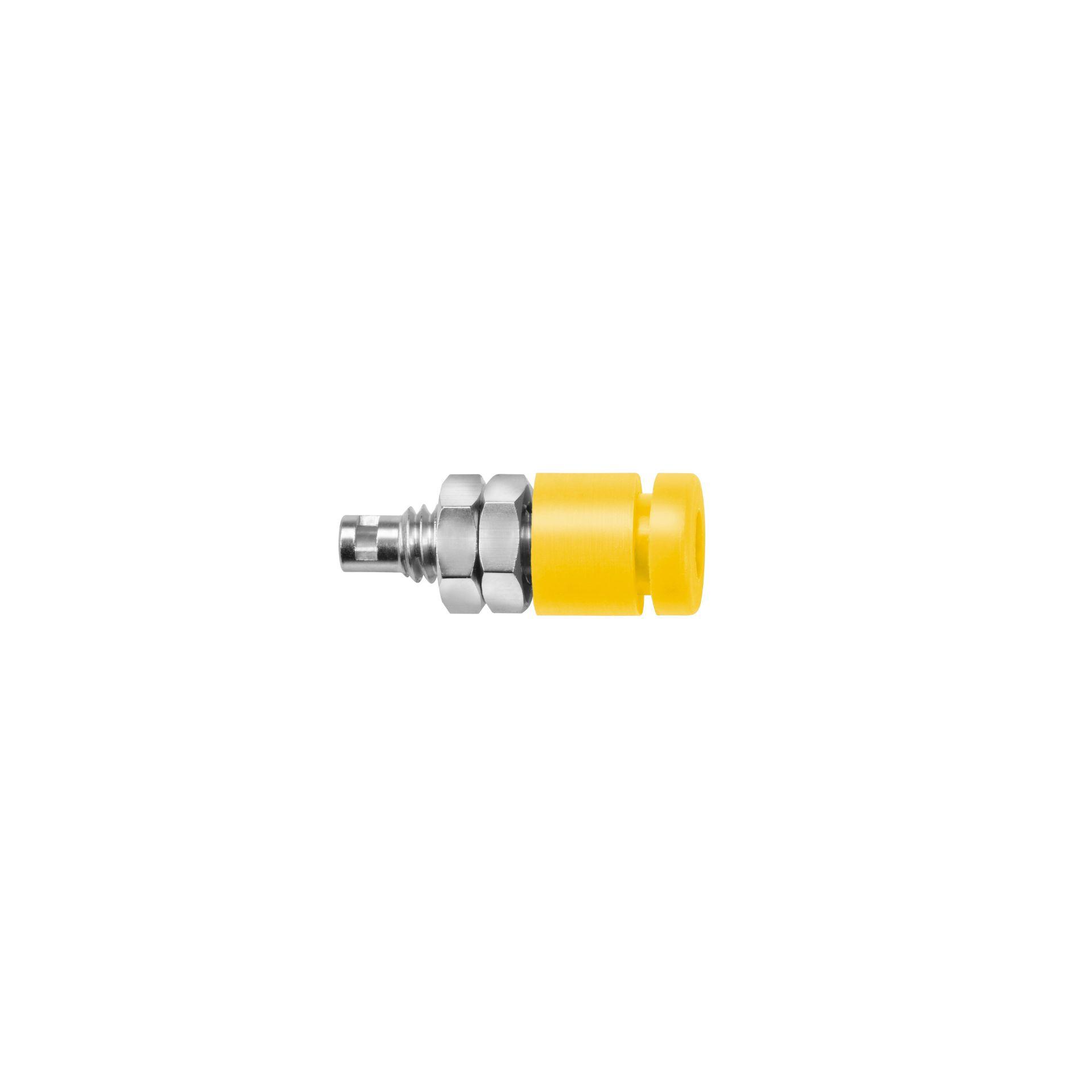 Presa da incasso ø 2mm, per installazione isolata, giallo