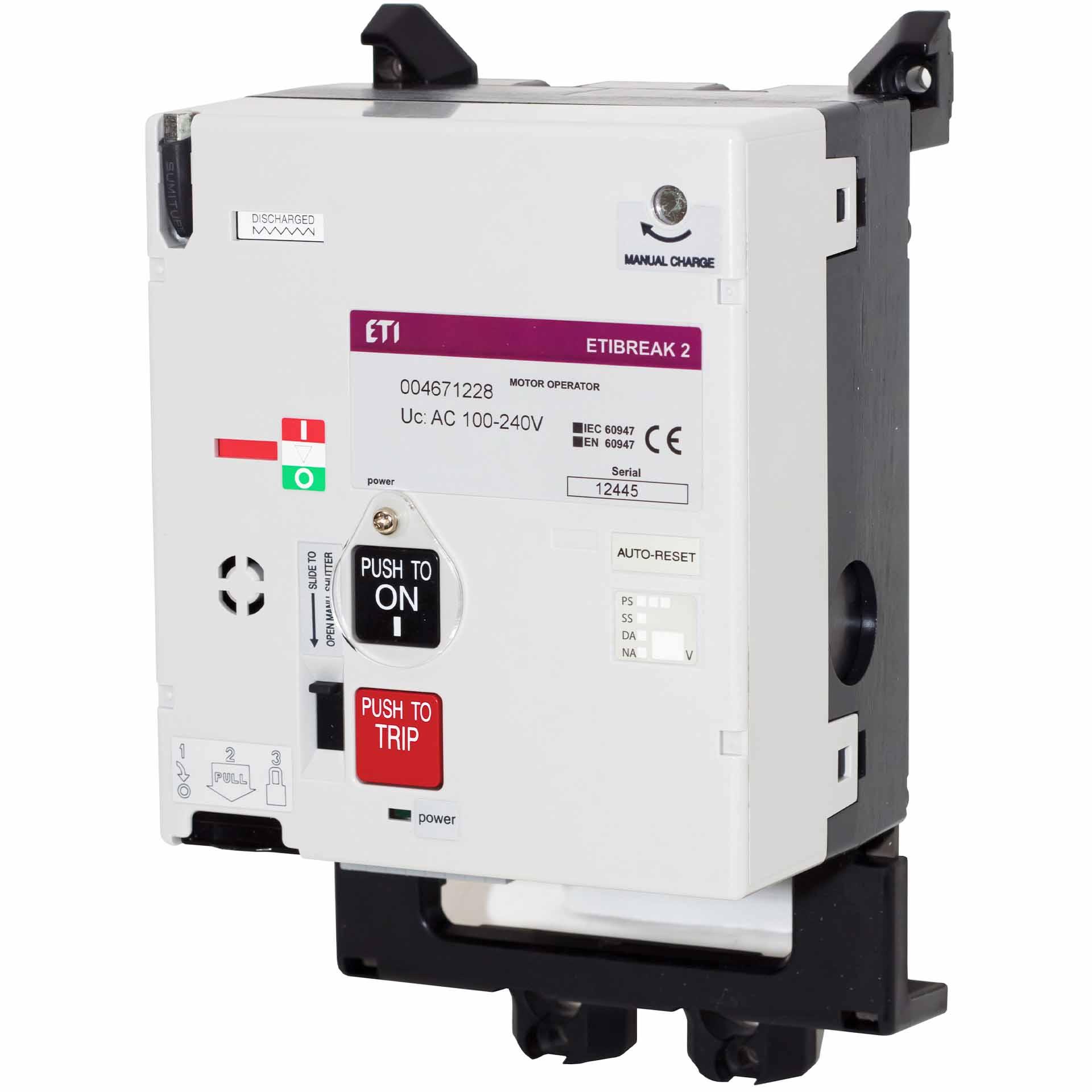 Motore elettrico MO2 630, 100 - 240VAC, per EB2 400-630 Motore elettrico MO2 630, 100 - 240VAC, per EB2 400-630