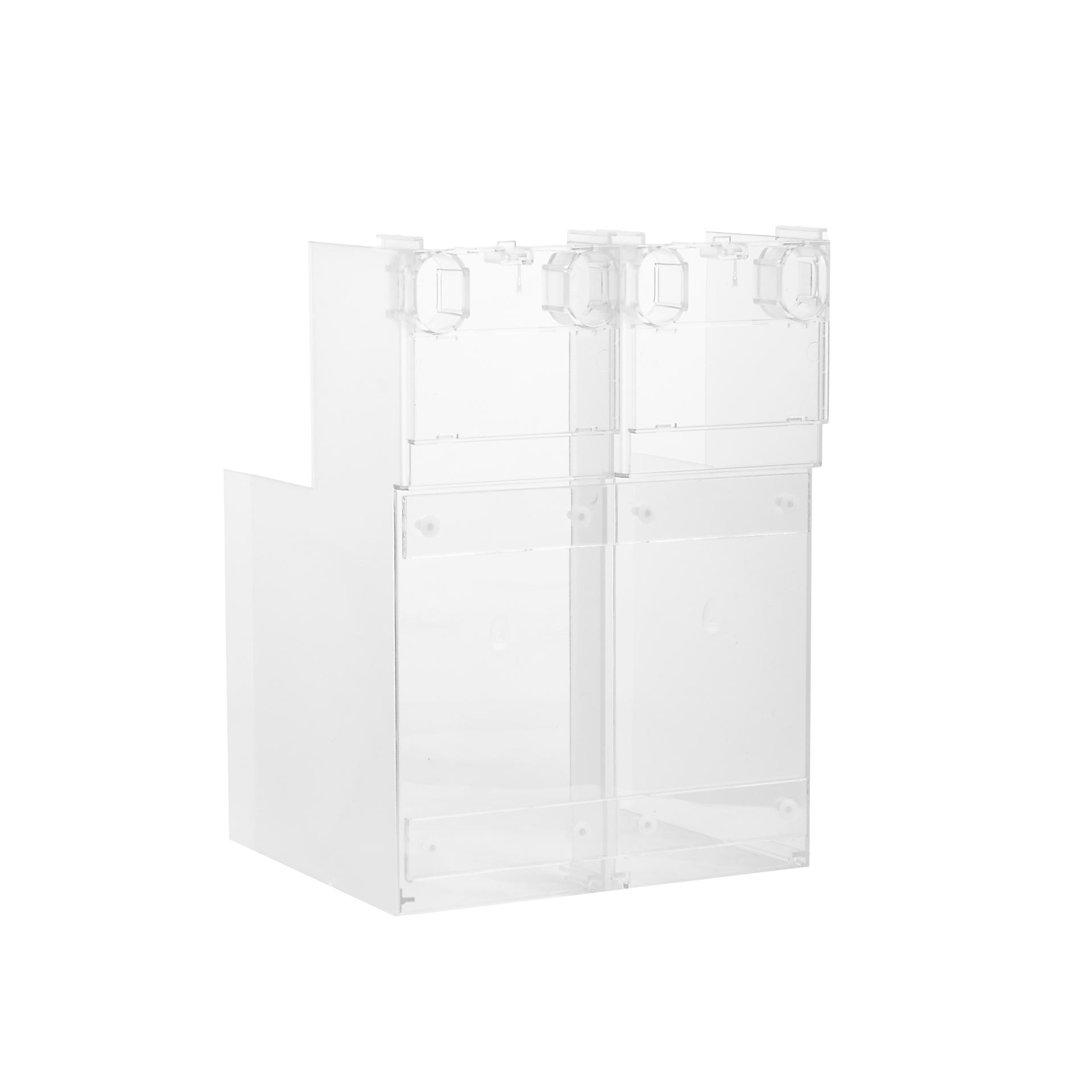 Capot p. espace de raccordement, protection contre les contacts p. réglettes doubles GR.1-3, 185mm Capot p. espace de raccordement, protection contre les contacts p. réglettes doubles GR.1-3, 185mm