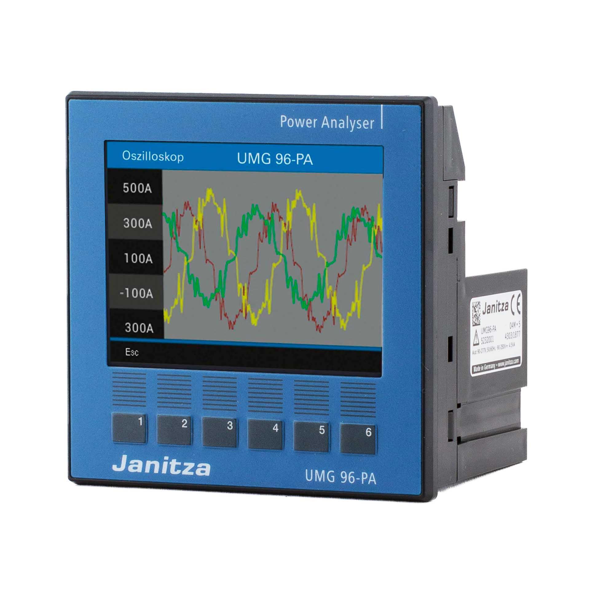Analizzatore di rete modulare espandibile Janitza UMG 96-PA - 24V