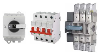 Switch-disconnector for DIN rails